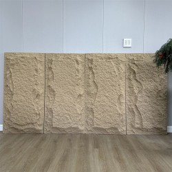 PU stone panel for interior decormation or outdoor